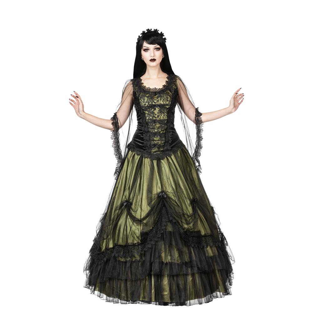 Sinister - 1213 Jupe longue - Olive verte